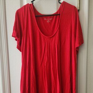 Jessica London Red slimming blouse size 18/20